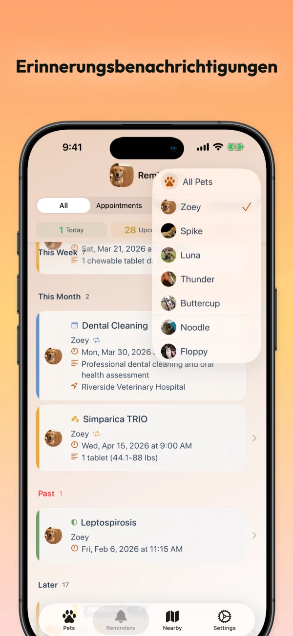 PetFetch app screenshot 02