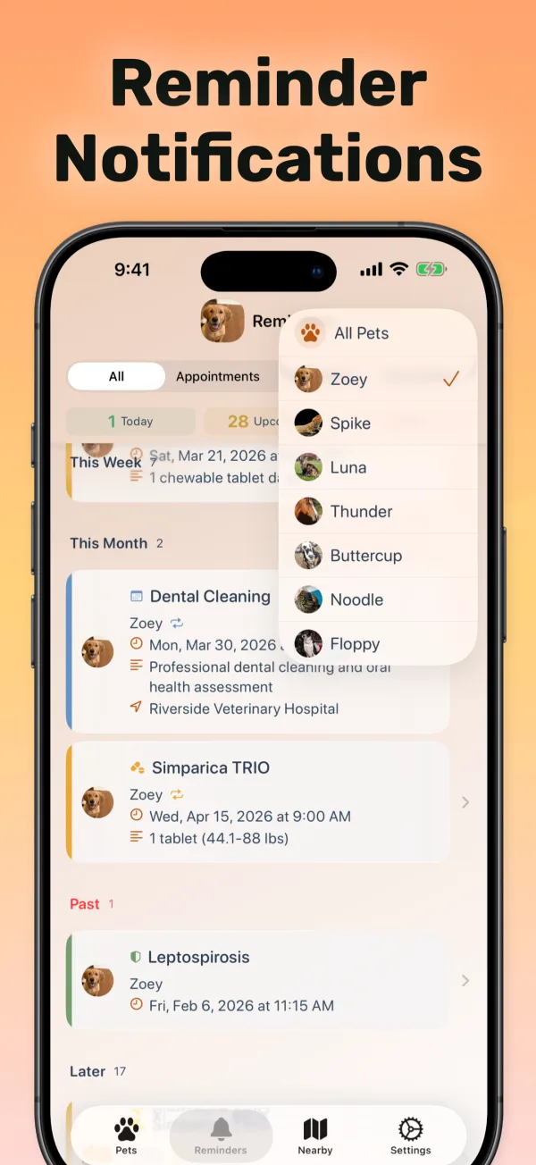 PetFetch app screenshot 02